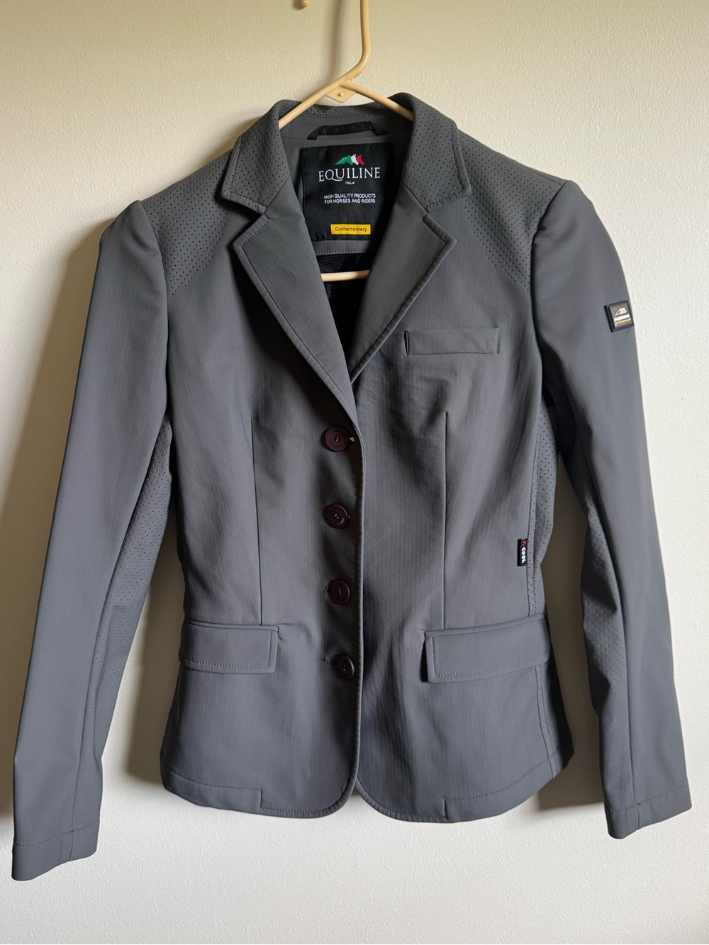 Equiline X-Cool Evo Show Coat GREY 38